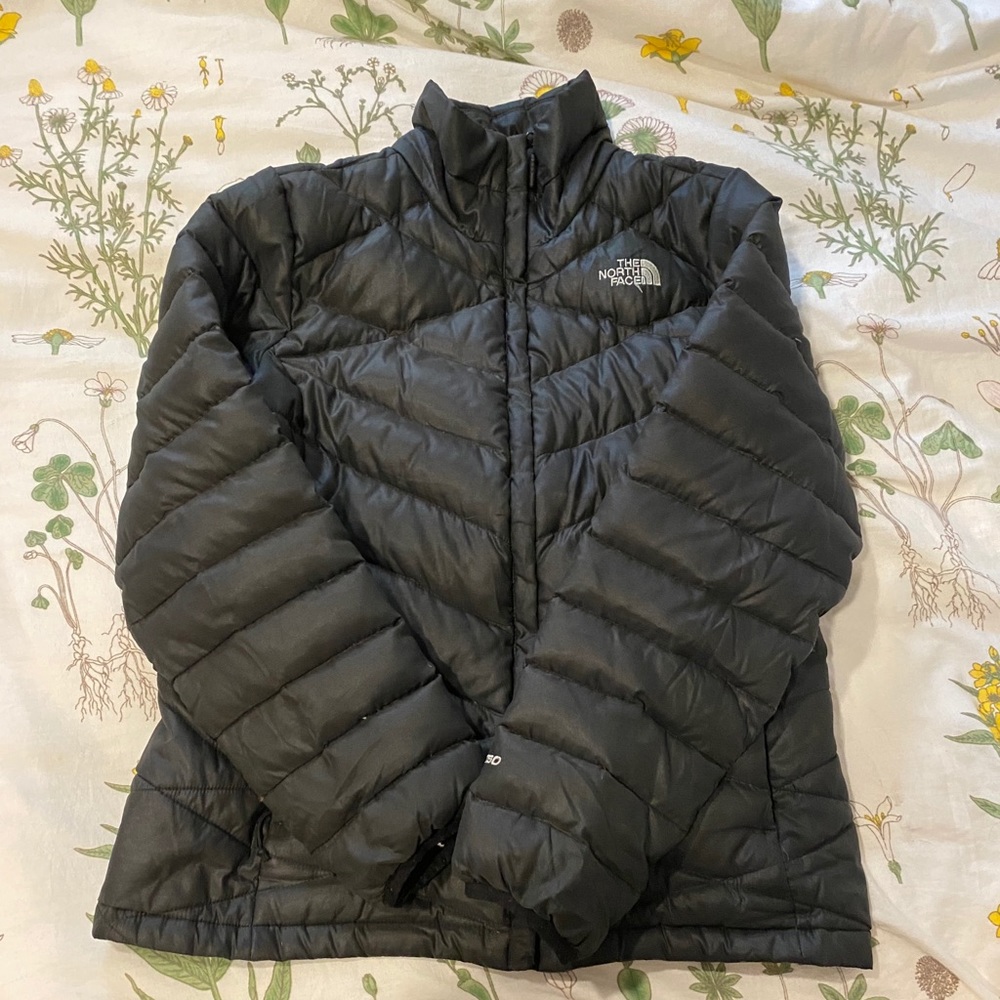 North face black puffer jacket size M(women’s)
